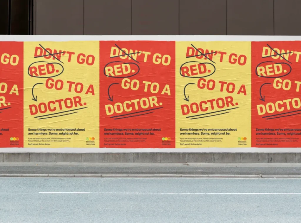 World Bladder Cancer campaign posters