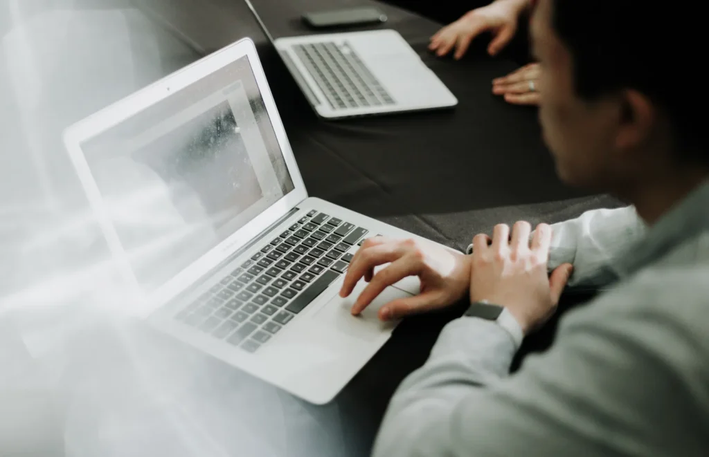 Man on laptop