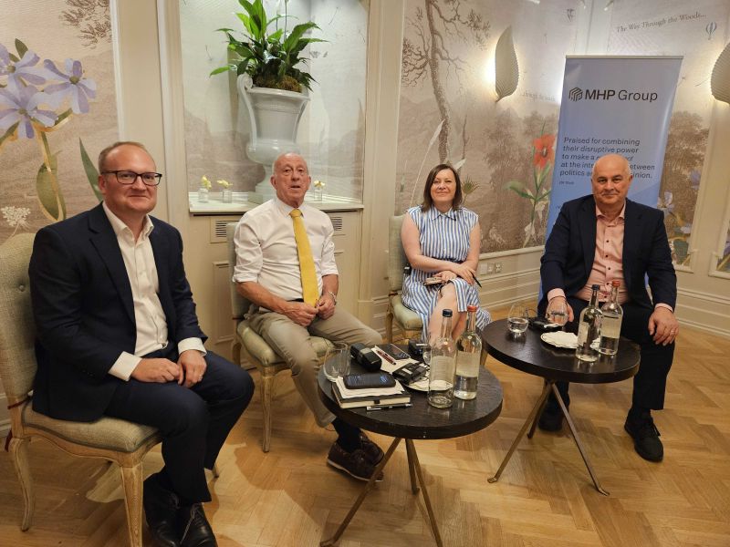 MHP election event, Iain Dale, Rachel Wearmouth, Lord Robert Wearmouth