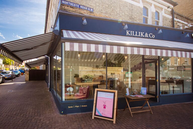 A photo outside of Killik & Co's office in Mayfair, having just announced their appointment of agency MHP Group to help them with strategic communications in the financial management industry.
